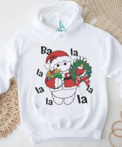 Top Santa Baymax La La La Christmas Wreath T Shirt