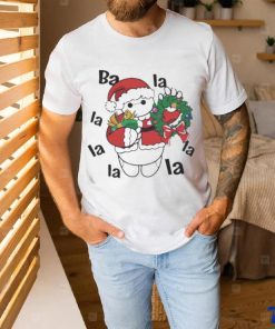 Top Santa Baymax La La La Christmas Wreath T Shirt