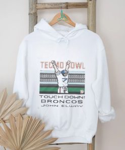 Top Tecmo Bowl Broncos John Elway Retro Denver Broncos Video Game T Shirt