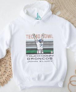 Top Tecmo Bowl Broncos John Elway Retro Denver Broncos Video Game T Shirt