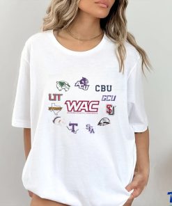 Top Western Athletic Conference WAC Conference White 11 Teams Logo 2023 Shirt, hoodie, sweater, long sleeve and tank top Top Western Athletic Conference WAC Conference White 11 Teams Logo 2023 Shirt
