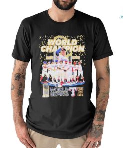 Top World Champions Texas Rangers 2023 First Time Ever Signatures shirt