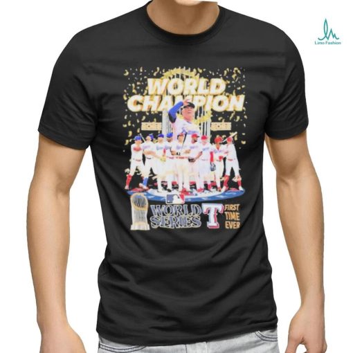 Top World Champions Texas Rangers 2023 First Time Ever Signatures shirt
