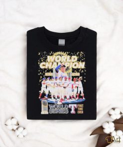 Top World Champions Texas Rangers 2023 First Time Ever Signatures shirt