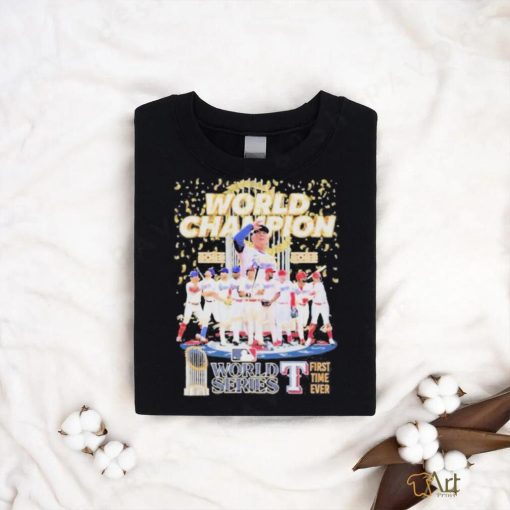 Top World Champions Texas Rangers 2023 First Time Ever Signatures shirt