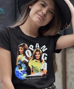 Topanga Sitting On The World Thinking About A Girl T Shirt