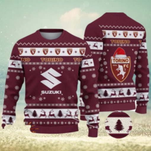 Torino Football Club 3D Ugly Christmas Sweater For Men And Women Sport Fans