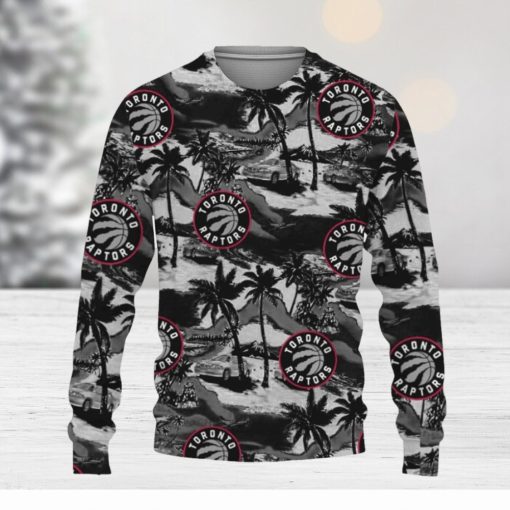 Toronto Raptors Tropical Patterns For Fans Club Gifts Ugly Xmas Sweater Gift Holidays