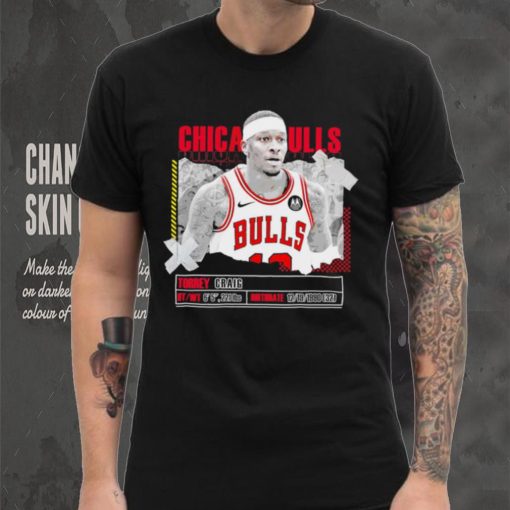 Torrey Craig number 13 Chicago Bulls basketball player pose paper gift shirt