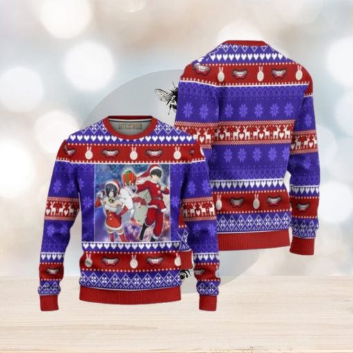 Touka x Kaneki Anime Ugly Christmas Sweater Custom Tokyo Ghoul Xmas Gift