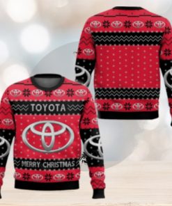 Toyota Logo Style Christmas Knitted Sweater Gift For Holidays