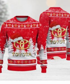 Toyota Logo Wearing Santa Hat Christmas Gift Ugly Christmas Sweater Christmas Gift Ideas