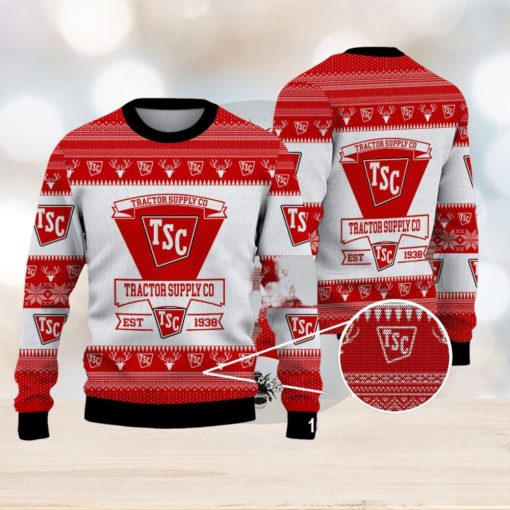 Tractor Supplyco TSC 1938 Logo Brands Ugly Xmas Sweater Gift For Fans