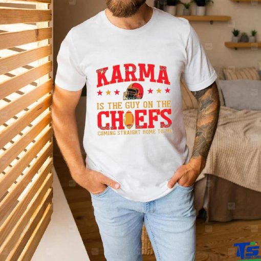 Travis Kelce And Taylor Karma Is The Guy On The Chief shirt