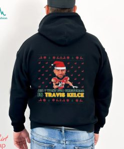 Travis Kelce Christmas Sweatshirt Kelce Shirt Vintage Kansas City Football Shirt