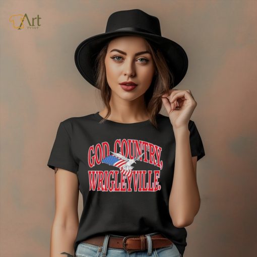 Trending God country Wrigleyville shirt