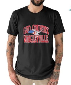 Trending God country Wrigleyville shirt
