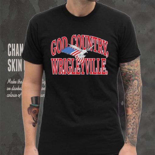 Trending God country Wrigleyville shirt