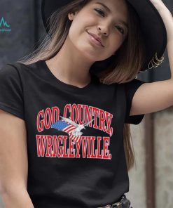 Trending God country Wrigleyville shirt
