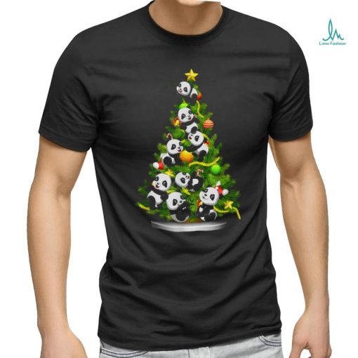 Trends Panda Christmas Tree Decorations Ornaments Gifts Panda Lover T Shirts