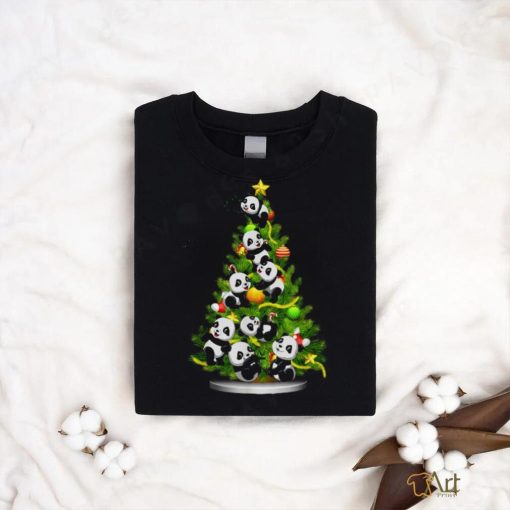 Trends Panda Christmas Tree Decorations Ornaments Gifts Panda Lover T Shirts