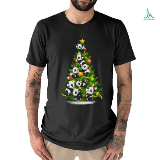 Trends Panda Christmas Tree Decorations Ornaments Gifts Panda Lover T Shirts