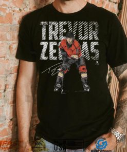 Trevor Zegras Anaheim Bold WHT Shirt