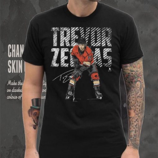 Trevor Zegras Anaheim Bold WHT Shirt