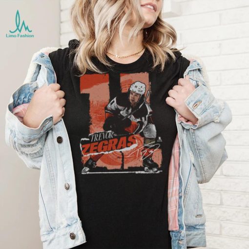 Trevor Zegras Anaheim Rough WHT Shirt