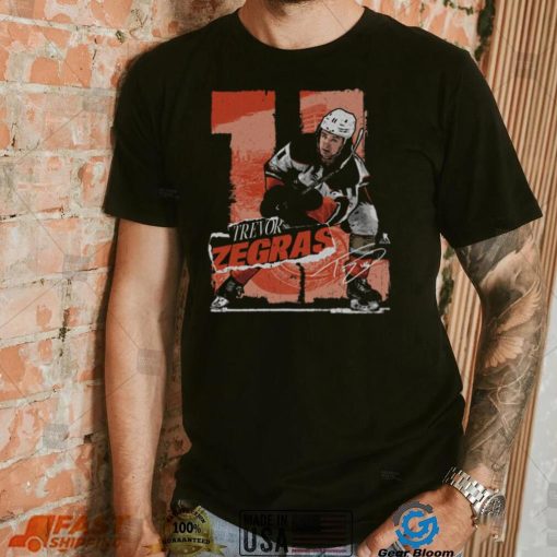 Trevor Zegras Anaheim Rough WHT Shirt