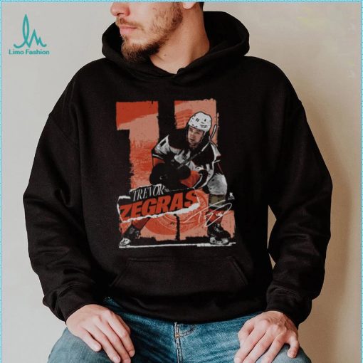 Trevor Zegras Anaheim Rough WHT Shirt