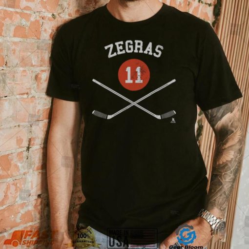 Trevor Zegras Anaheim Sticks WHT Shirt