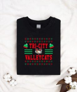 Tri City Valleycats Ugly Christmas T Shirt