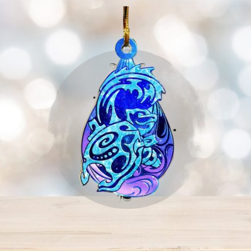 Tribal Blastoise Christmas Pokemon Holiday 2023 Xmas Gift Tree Decorations Ornament