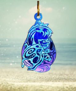 Tribal Blastoise Christmas Pokemon Holiday 2023 Xmas Gift Tree Decorations Ornament