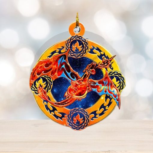 Tribal Charizard Pokemon Christmas 2023 Holiday Gift Ornament