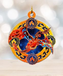 Tribal Charizard Pokemon Christmas 2023 Holiday Gift Ornament