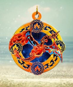 Tribal Charizard Pokemon Christmas 2023 Holiday Gift Ornament