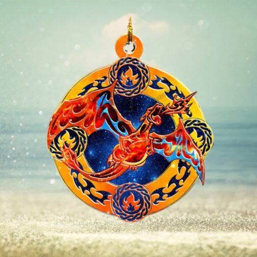 Tribal Charizard Pokemon Christmas 2023 Holiday Gift Ornament