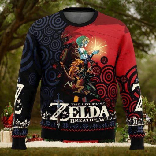 Triforce Legend of Zelda Ugly Christmas Sweater