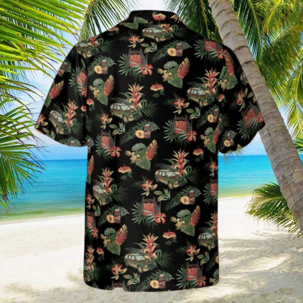 Tropical Dinosaur Jurassic Park Hawaiian Shirt Tropical Dinosaur Jurassic Park Hawaiian Shirt