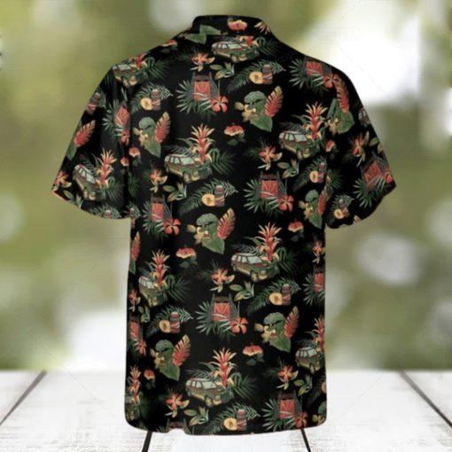 Tropical Dinosaur Jurassic Park Hawaiian Shirt
