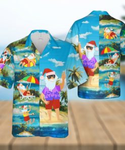 Tropical Santa Hawaiian Shirt