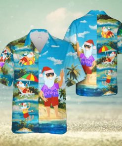 Tropical Santa Hawaiian Shirt