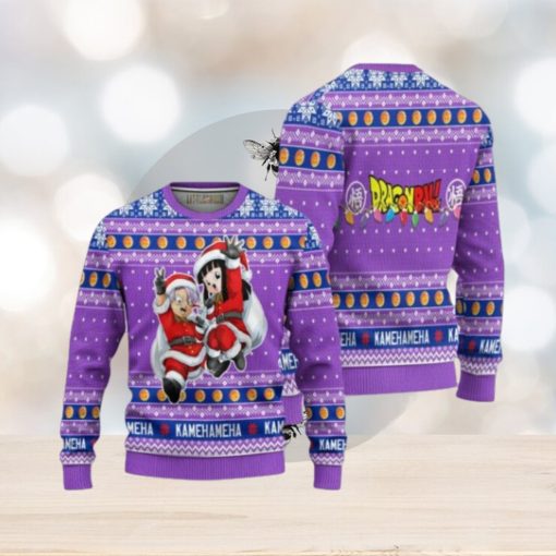 Trunks x Mai Dragon Ball Anime Ugly Christmas Sweater Xmas Gift