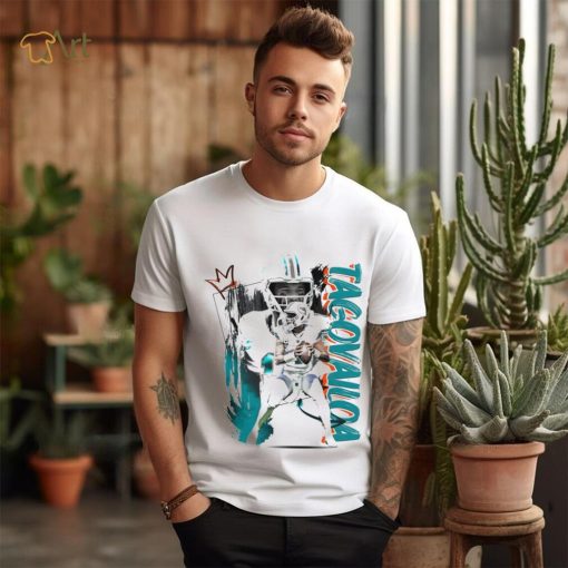 Tua Tagovailoa number 1 Miami Dolphins football player pose poster shirt