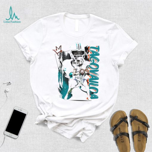 Tua Tagovailoa number 1 Miami Dolphins football player pose poster shirt