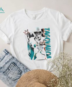 Tua Tagovailoa number 1 Miami Dolphins football player pose poster shirt