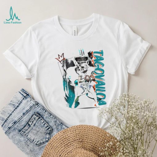 Tua Tagovailoa number 1 Miami Dolphins football player pose poster shirt