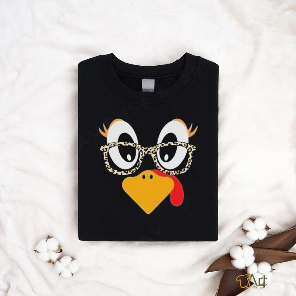Turkey Face With Glasses Shirt Turkey Face With Glasses Shirt